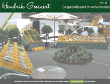 Tablet Screenshot of hendrik-goesaert.be